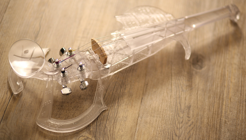 Illustration for article titled A 3D-Printed Electric Violin Sounds as Good as the Real Thing